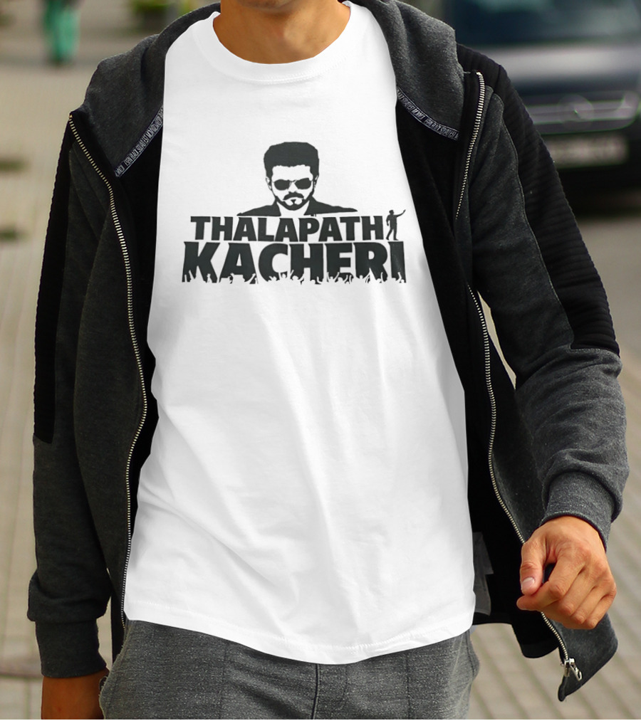 Thalapathy Vijay Thalapath Kacheri T-Shirt