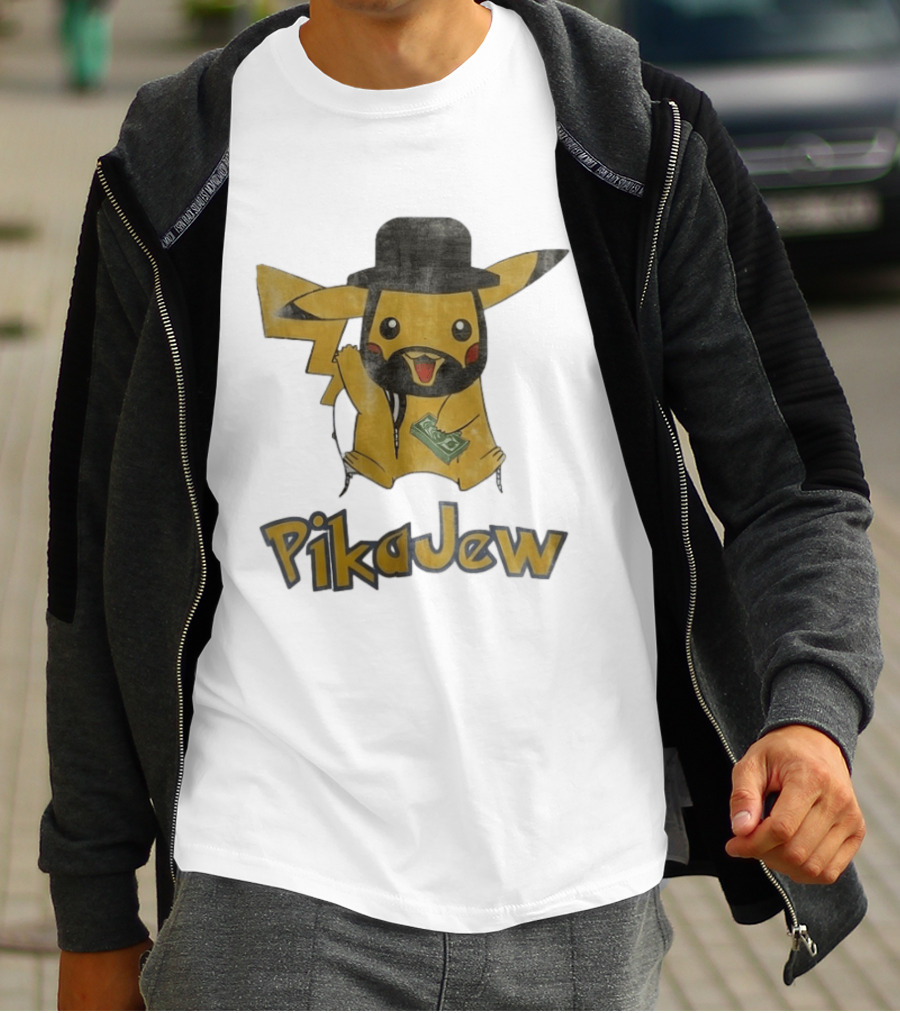 Pikachu PikaJew Meme Wearing Hat And Holding Money T-Shirt