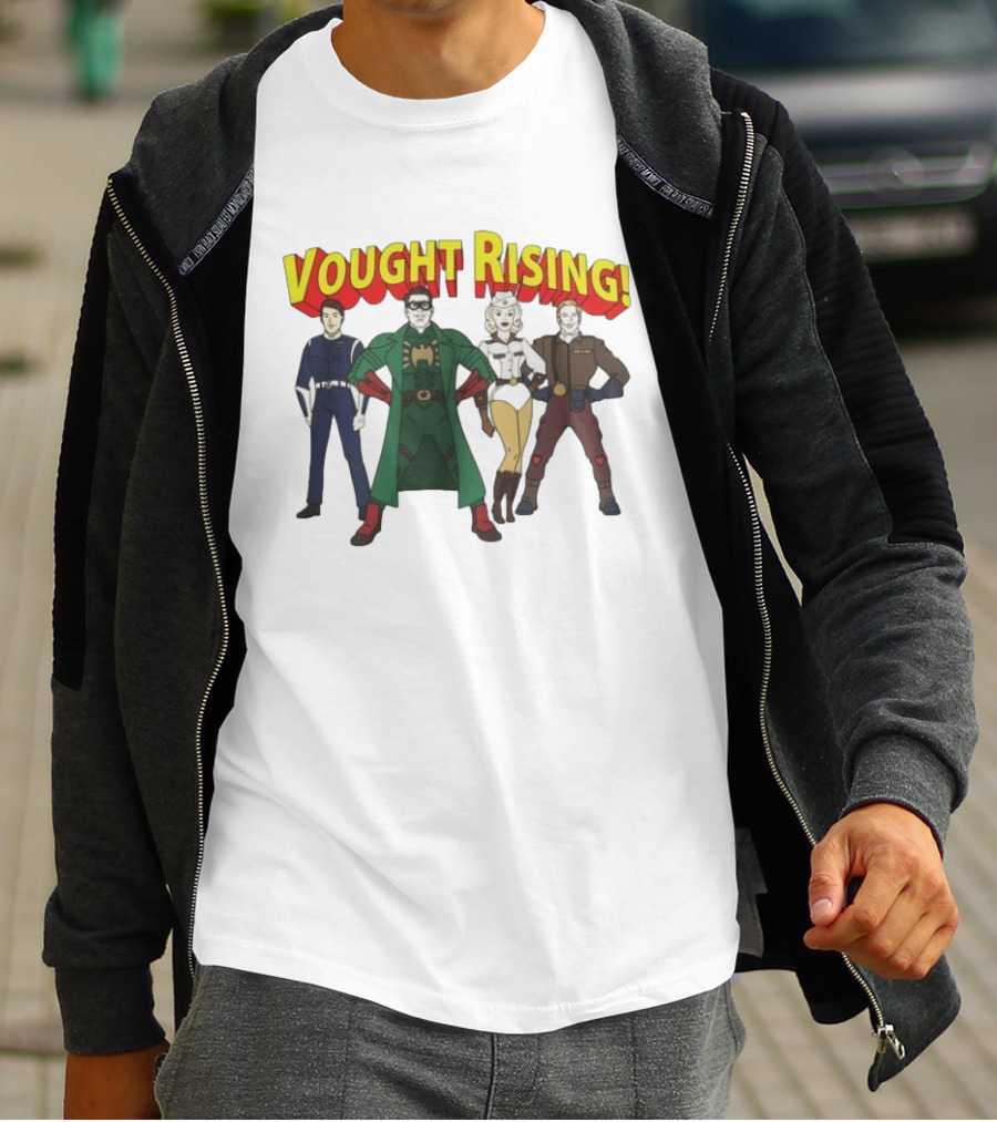 Vought Rising The Boys Superhero Team Vought International Characters T-Shirt