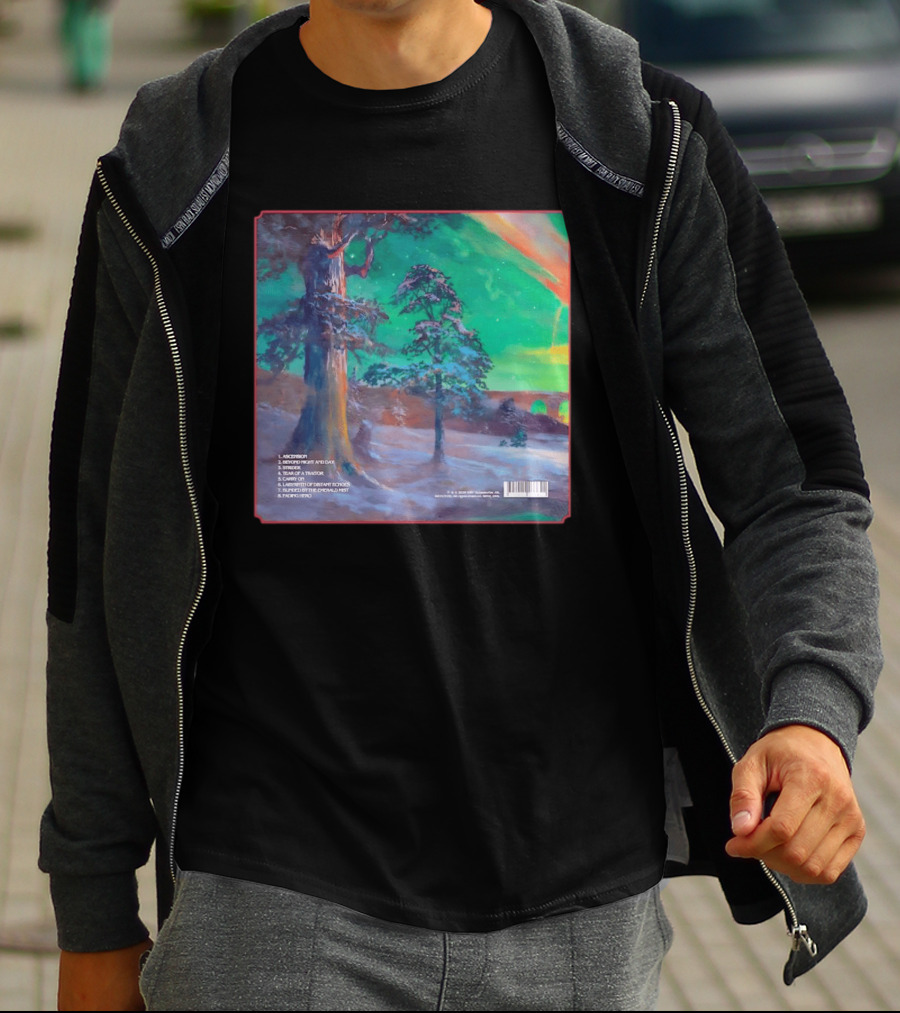Ascension Beyond Heart And Day Emerald Mist Fading Hero T-Shirt