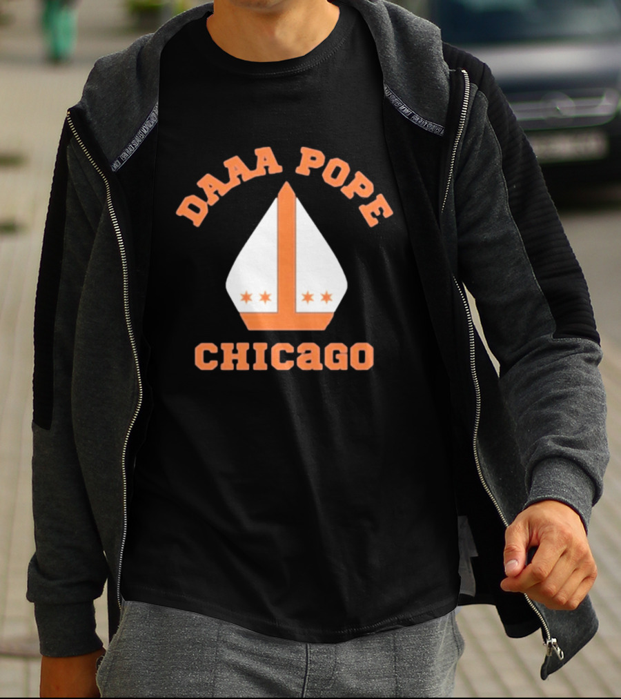 Daaa Pope Chicago Bears Miter Hat Mike Ditka T-Shirt