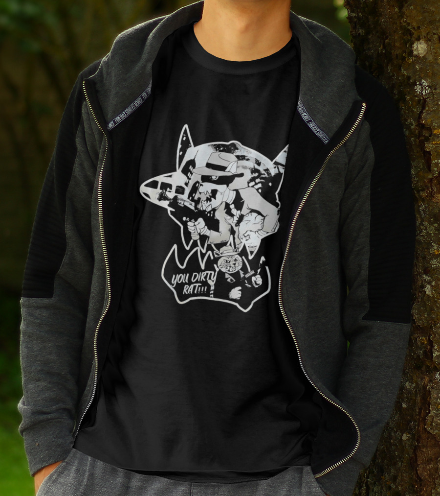 Gangster Animals You Dirty Rat Mobster Showdown Guns T-Shirt