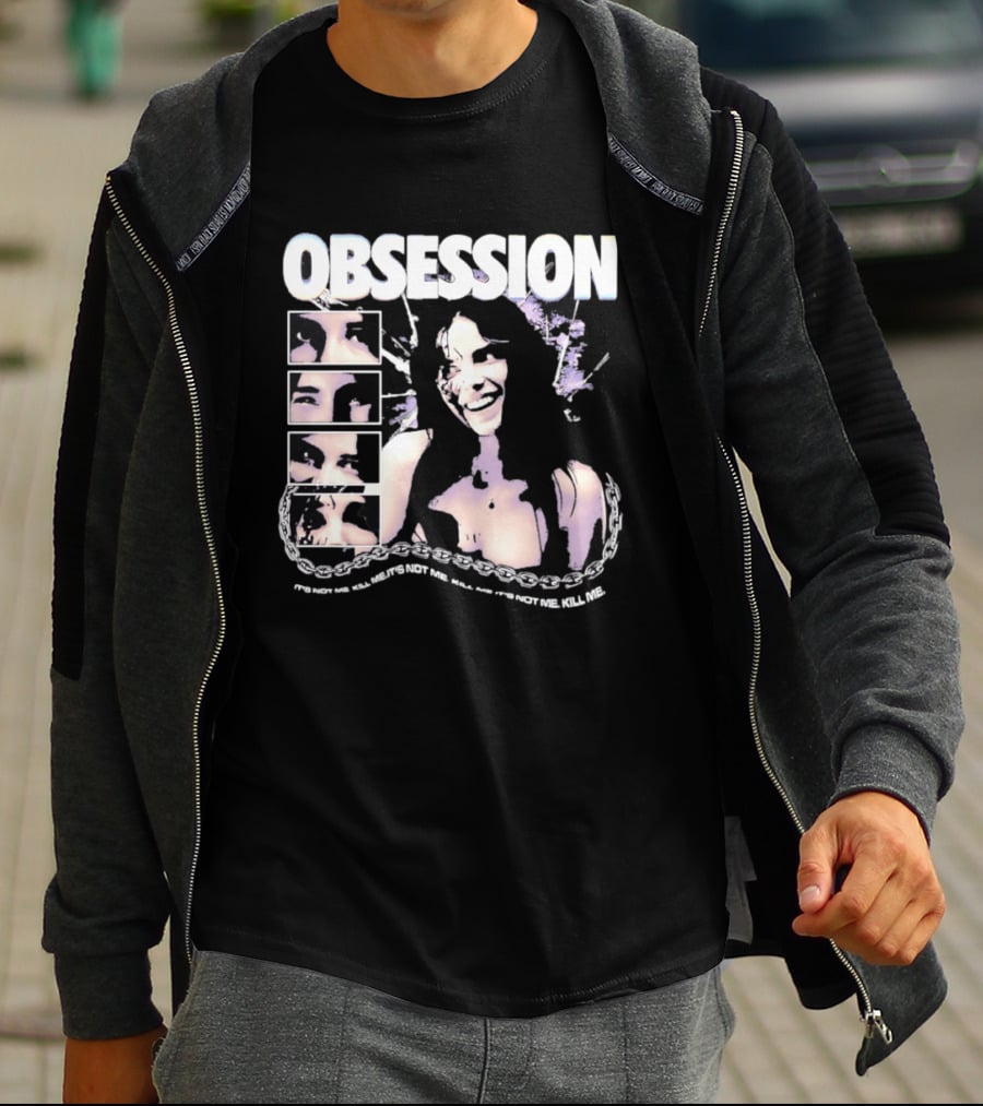 Obsession Horror It's Not Me Kill Me Chain T-Shirt