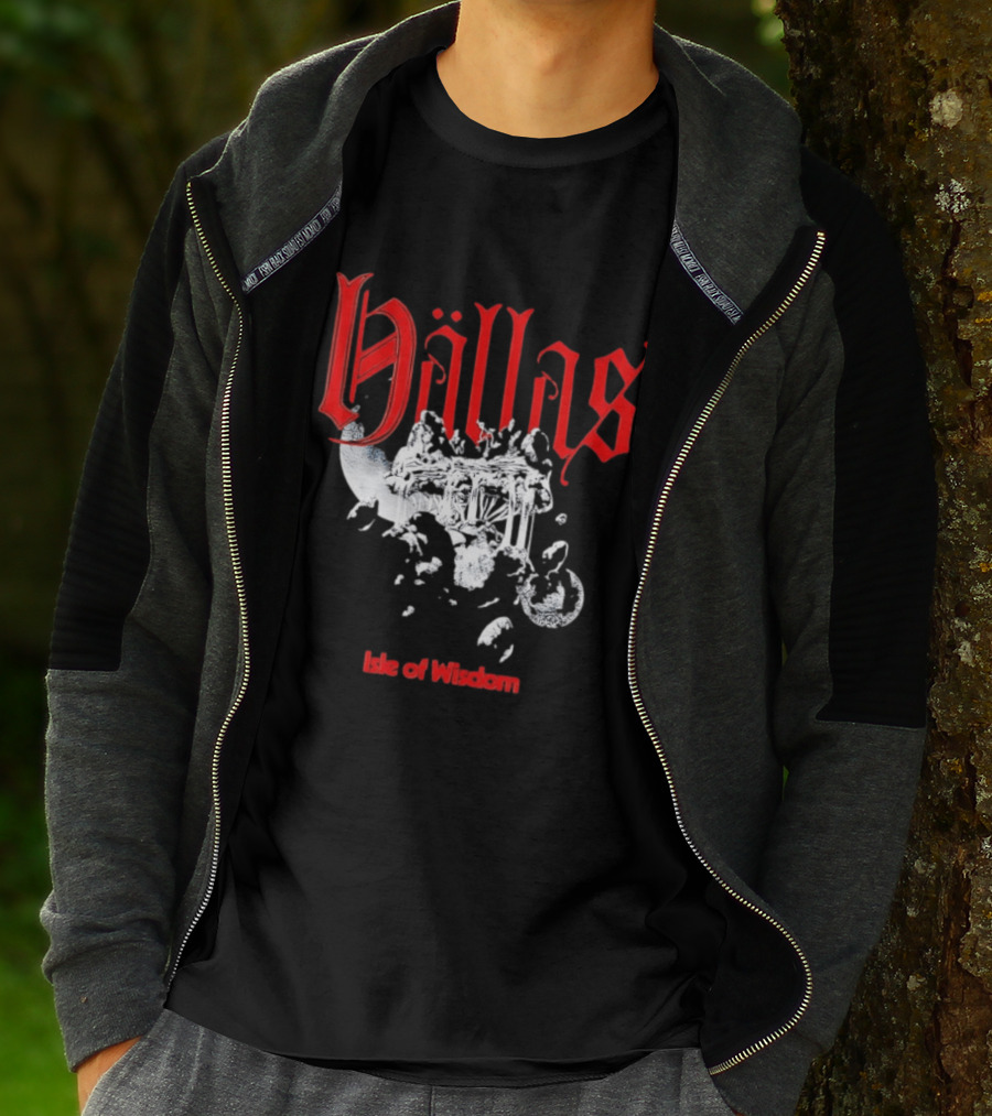 Hallas Isle Of Wisdom Floating Island Fantasy T-Shirt