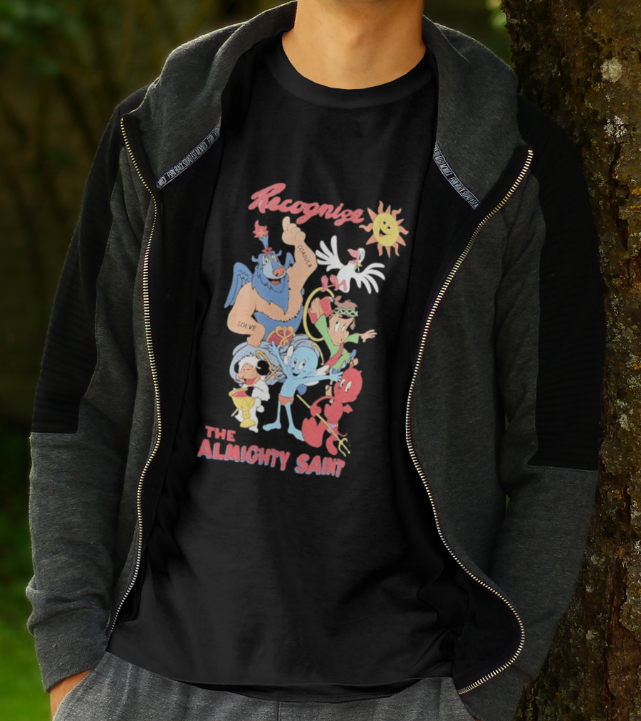 Recognize The Almighty Saint Mythic Characters Coagula Solve T-Shirt