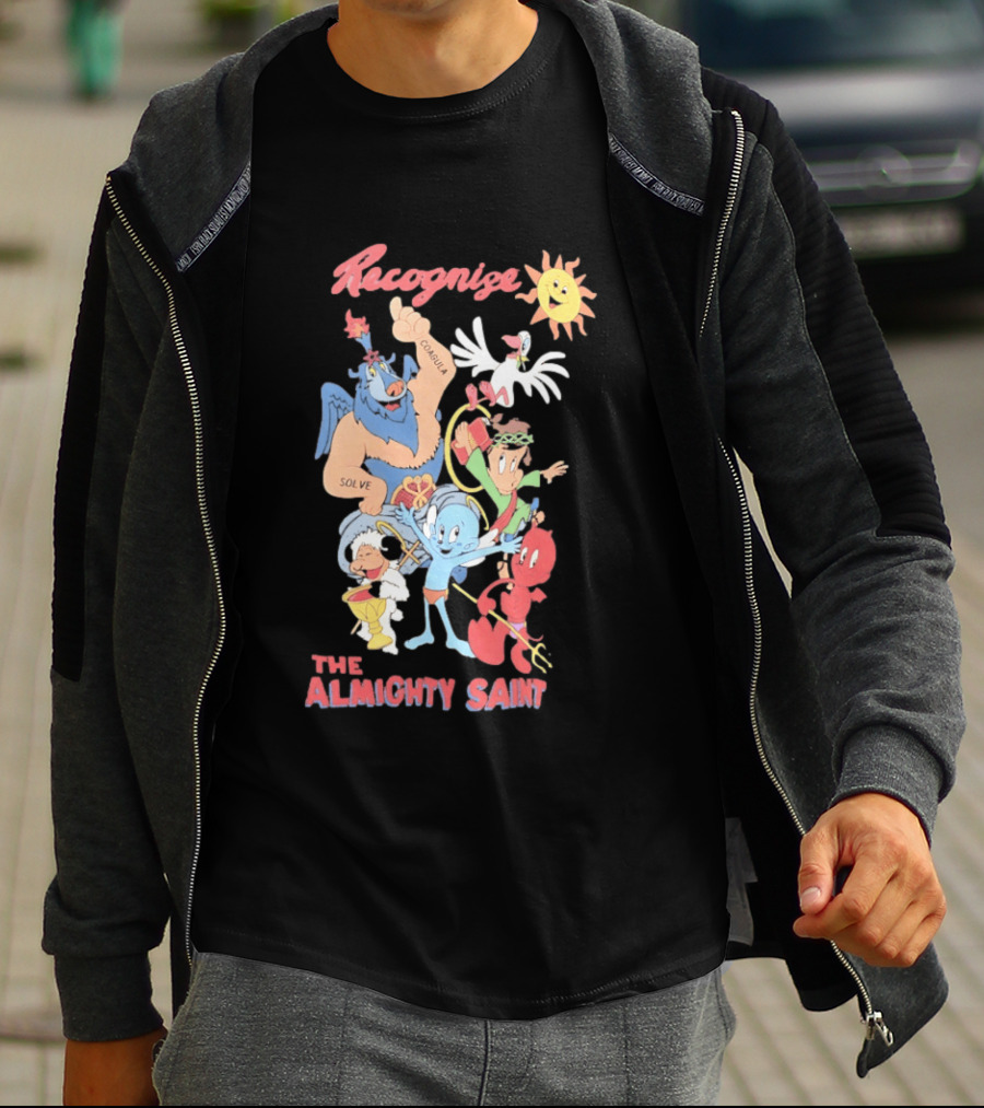Recognize The Almighty Saint Mythic Characters Coagula Solve T-Shirt
