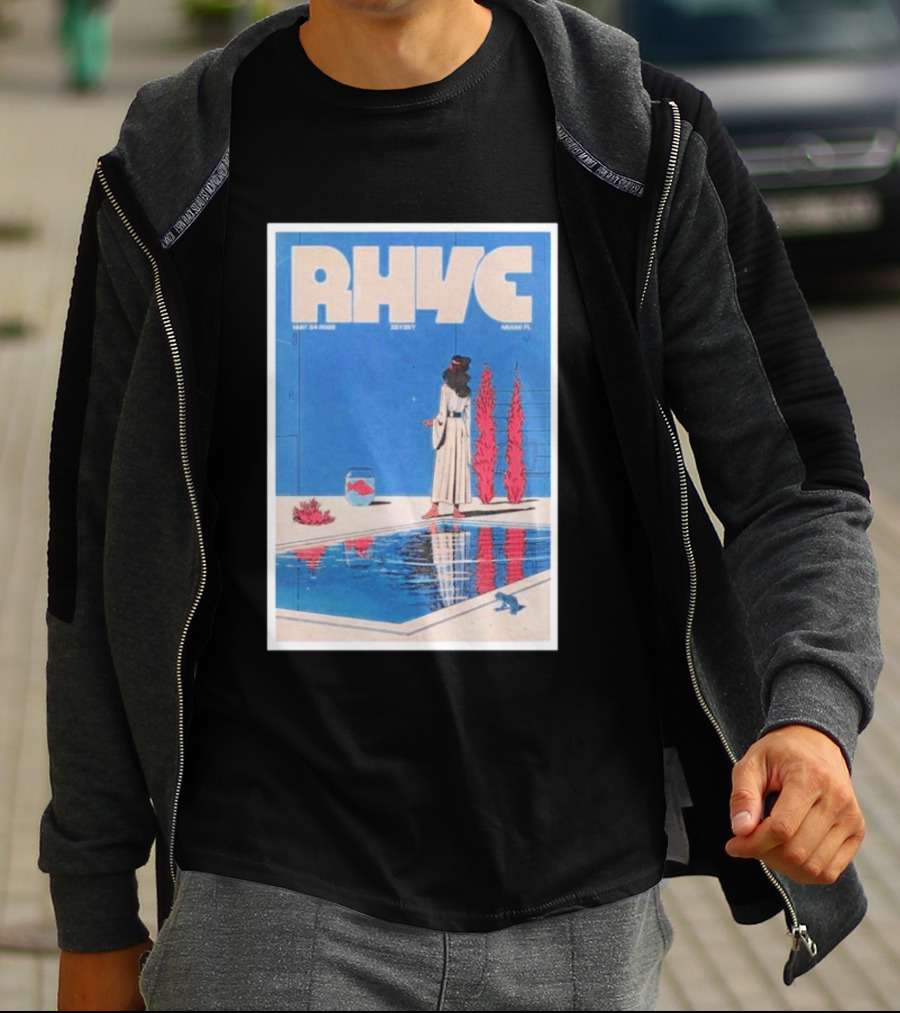 Rhye Zeyzey Poolside May 24 2026 Miami FL Retro Vibe T-Shirt