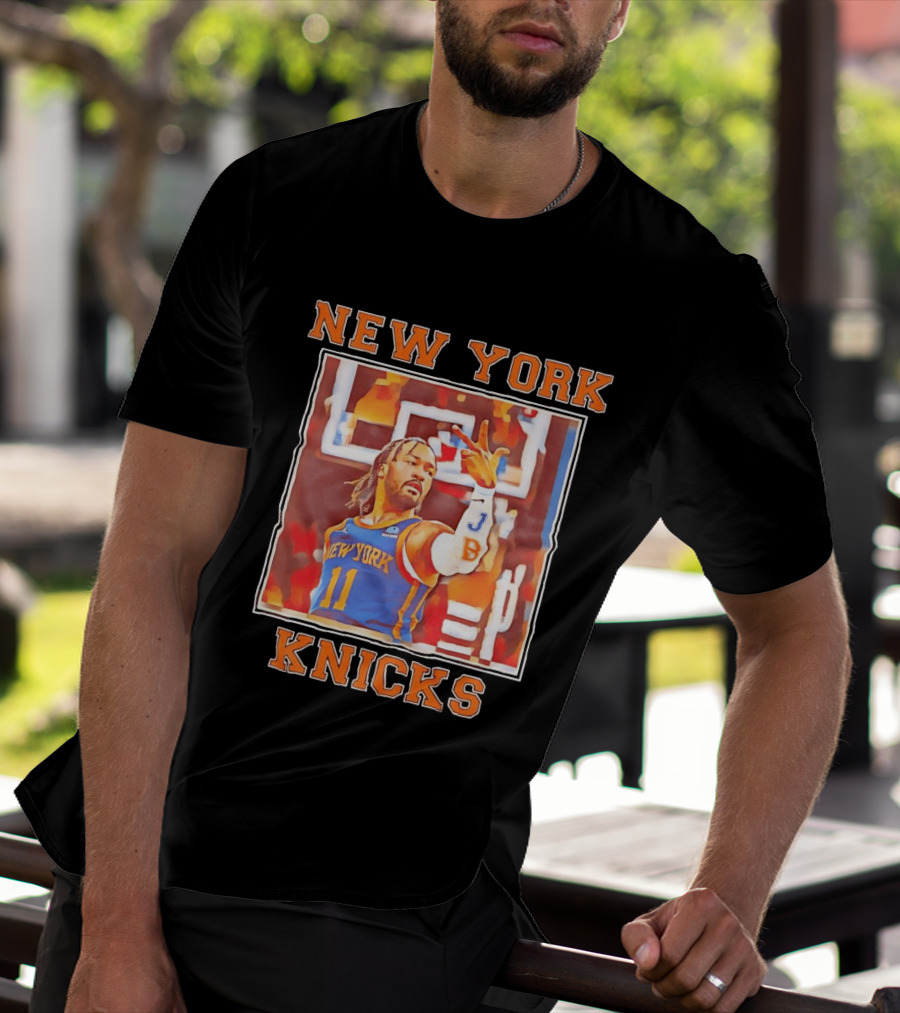 New York Knicks Jalen Brunson 11 JB Player Highlight T-Shirt