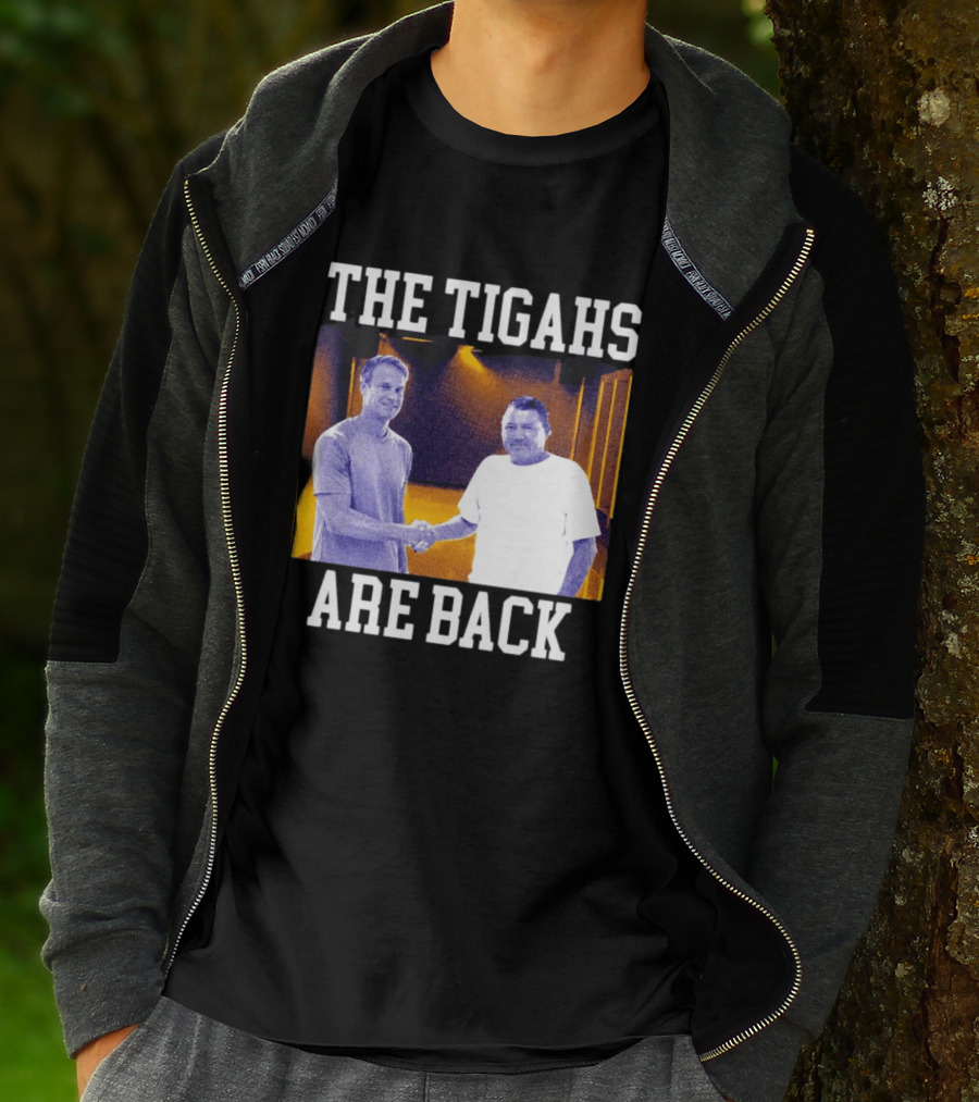 Lane Kiffin Ed Orgeron The Tigahs Are Back LSU Duo Handshake T-Shirt