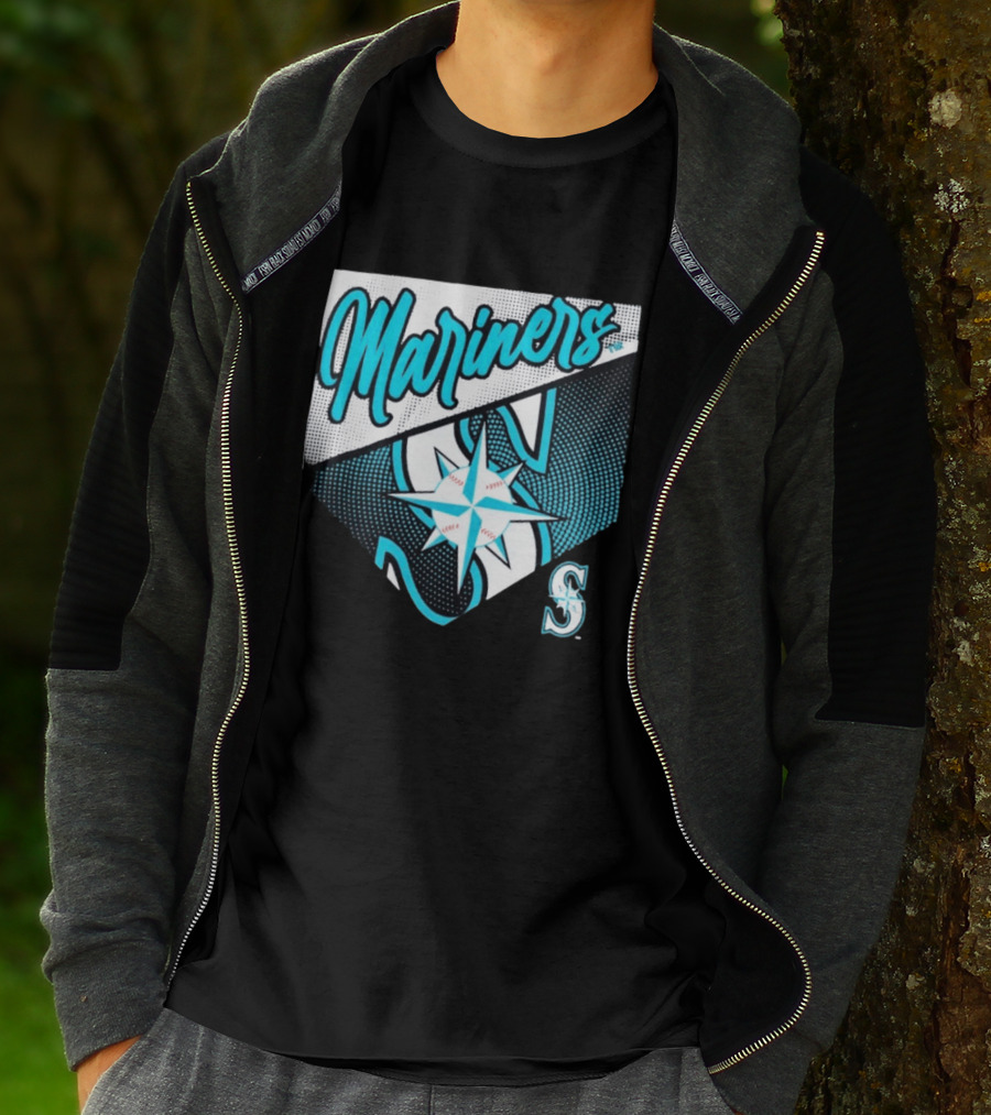 Mariners Compass Baseball Seattle Mariners T-Shirt