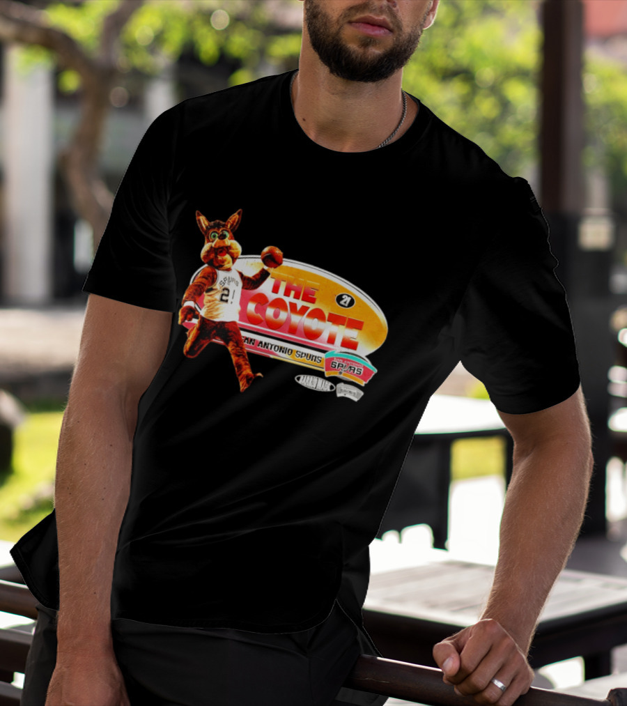 The Coyote 21 San Antonio Spurs Fans Karmanac T-Shirt