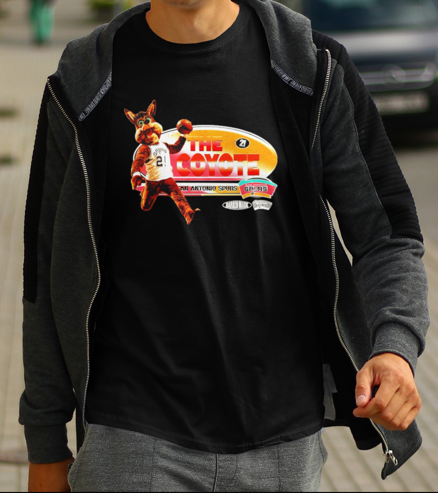 The Coyote 21 San Antonio Spurs Fans Karmanac T-Shirt