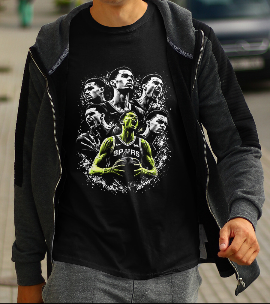 Victor Wembanyama San Antonio Spurs Basketball Passionate Moments T-Shirt