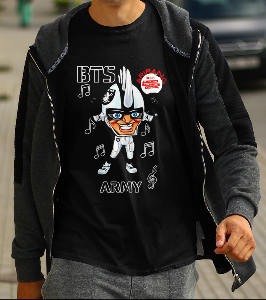 BTS ARMY Las Vegas Raiders World Tour 2026 Arirang T-Shirt
