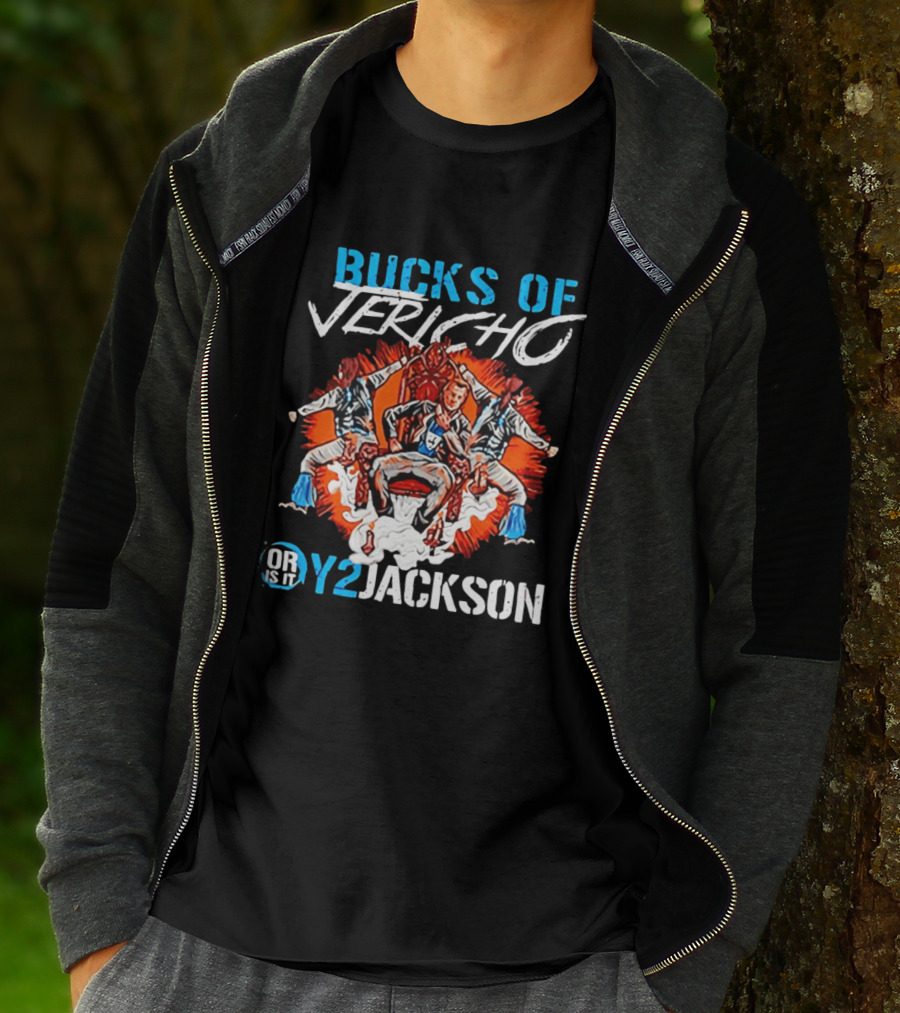 Bucks Of Jericho Y2Jackson Dynamic Wrestling Trio T-Shirt
