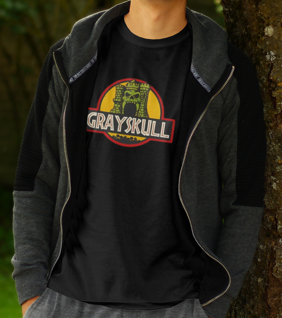 Grayskull Castle Masters Of The Universe Jurassic Park T-Shirt