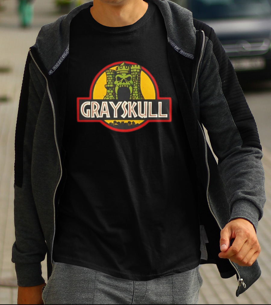 Grayskull Castle Masters Of The Universe Jurassic Park T-Shirt