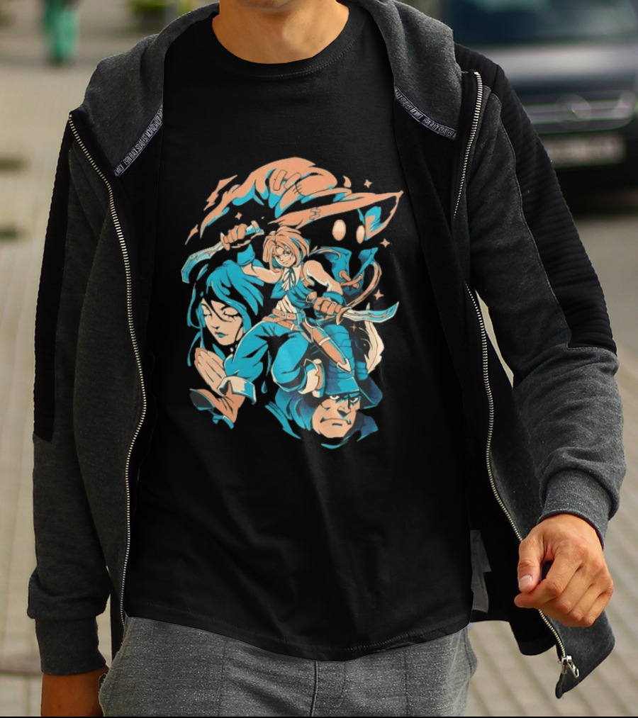 Final Fantasy IX Zidane Tribal Epic Adventure Thief T-Shirt