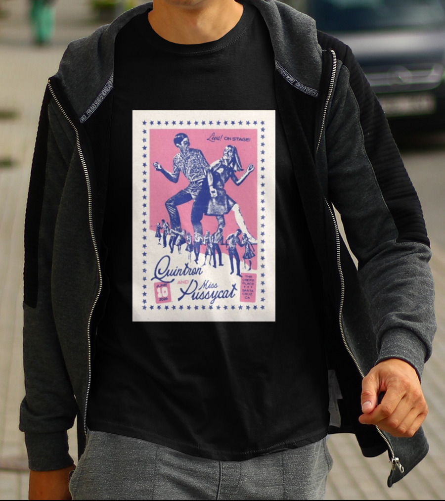 Quintron And Miss Pussycat Live On Stage June 10 2026 Santa Cruz CA Tour T-Shirt