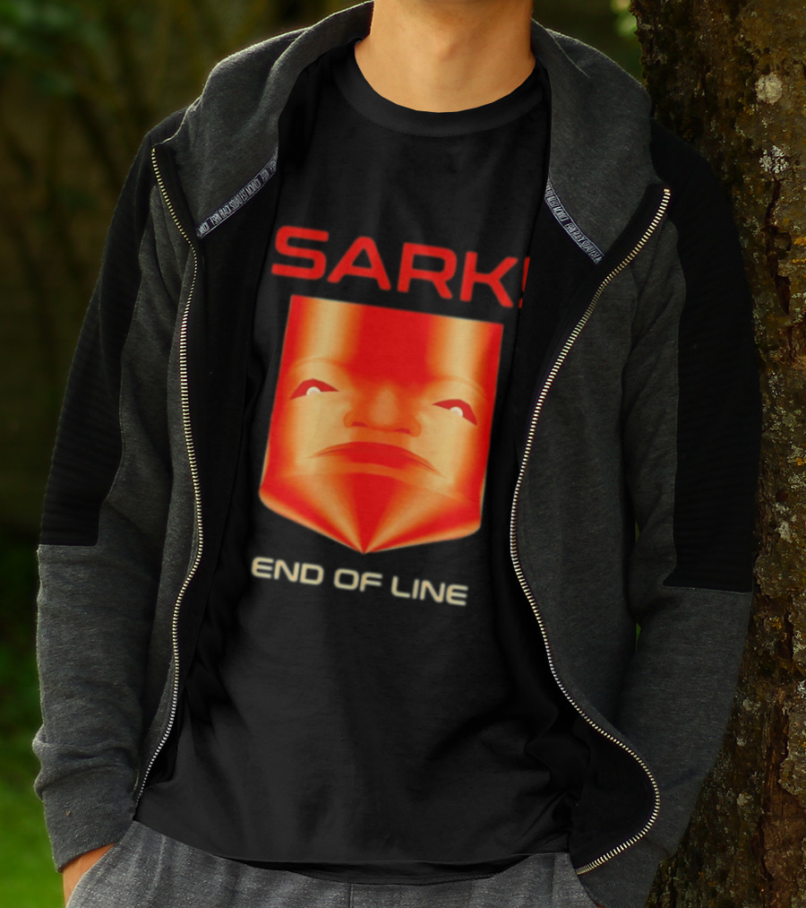 Sark End Of Line Retro Gaming Villain Face T-Shirt