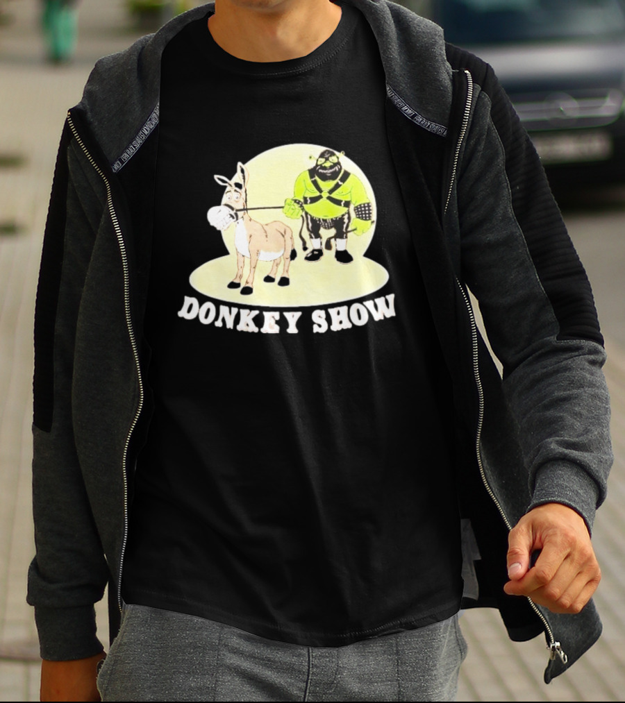 Shrek Gimp Donkey Show Leash T-Shirt