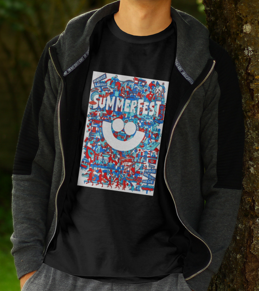 Summerfest Milwaukee Lakefront 2026 June 18 20 June 25 27 July 2 4 Event T-Shirt