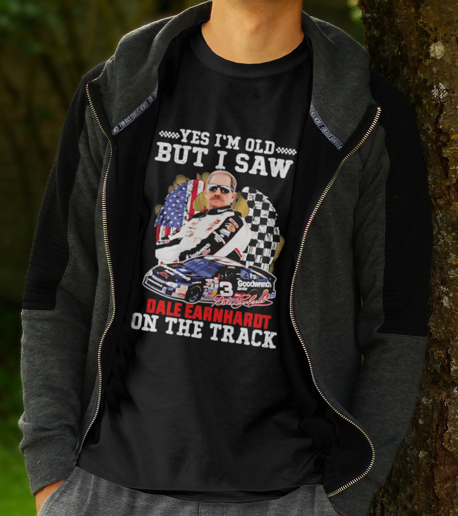 Yes I'm Old I Saw Dale Earnhardt Goodwrench Service Car T-Shirt