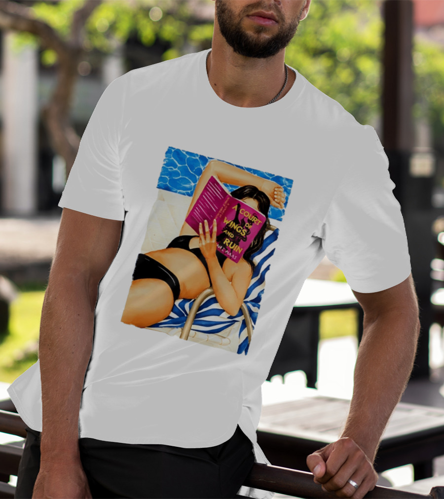 A Court Of Wings And Ruin Summer Poolside Reading Relaxation T-Shirt
