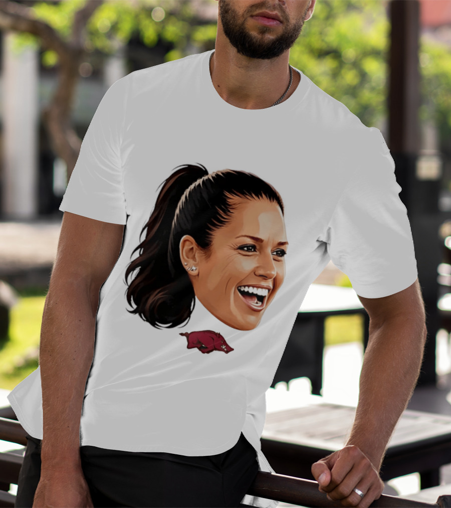 Arkansas Razorbacks Kailey Wyckoff Caricature Sports Team Fan Spirit T-Shirt