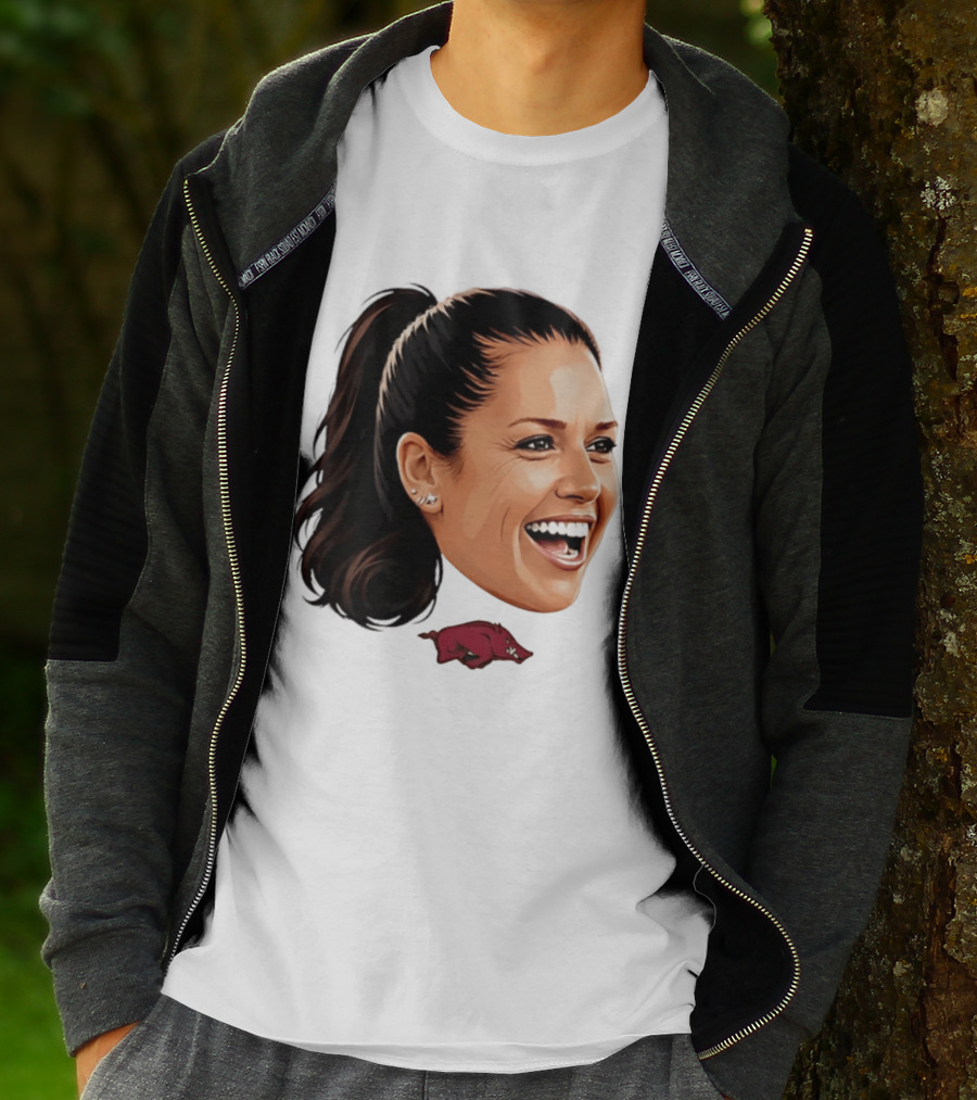 Arkansas Razorbacks Kailey Wyckoff Caricature Sports Team Fan Spirit T-Shirt