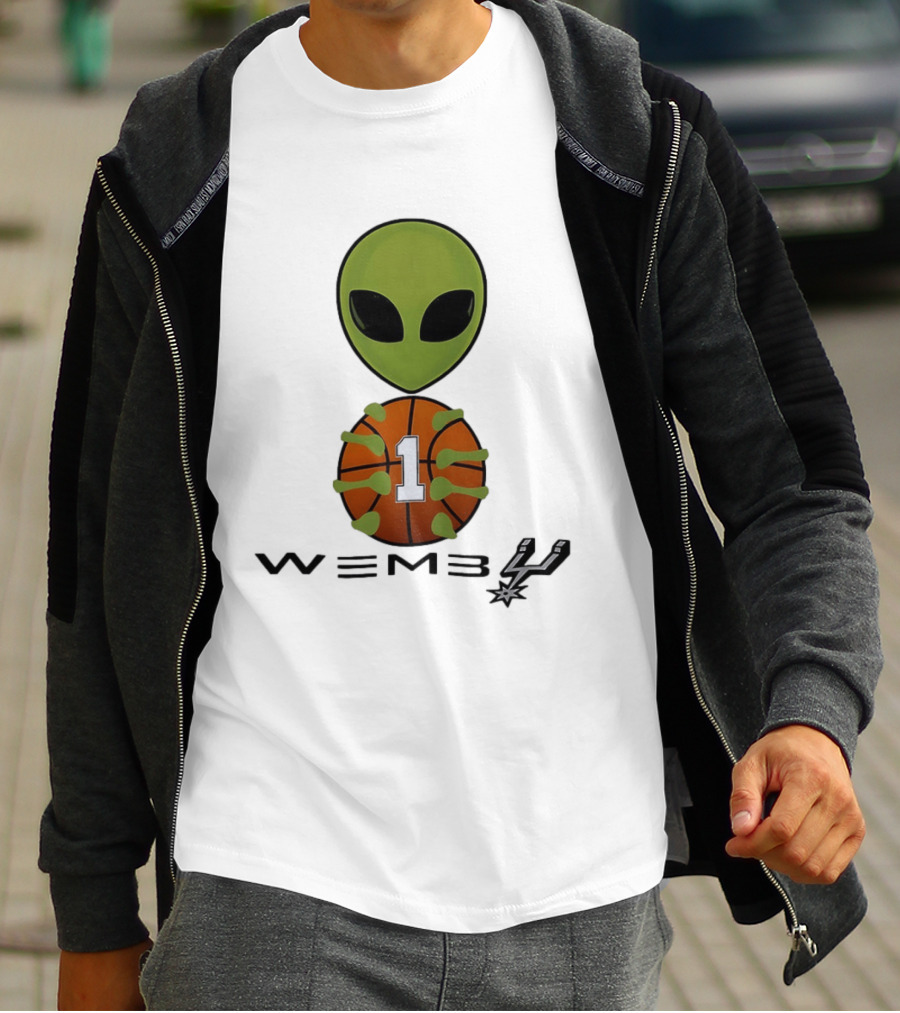 Wemby Alien Victor Wembanyama San Antonio Spurs NBA Basketball Alien T-Shirt