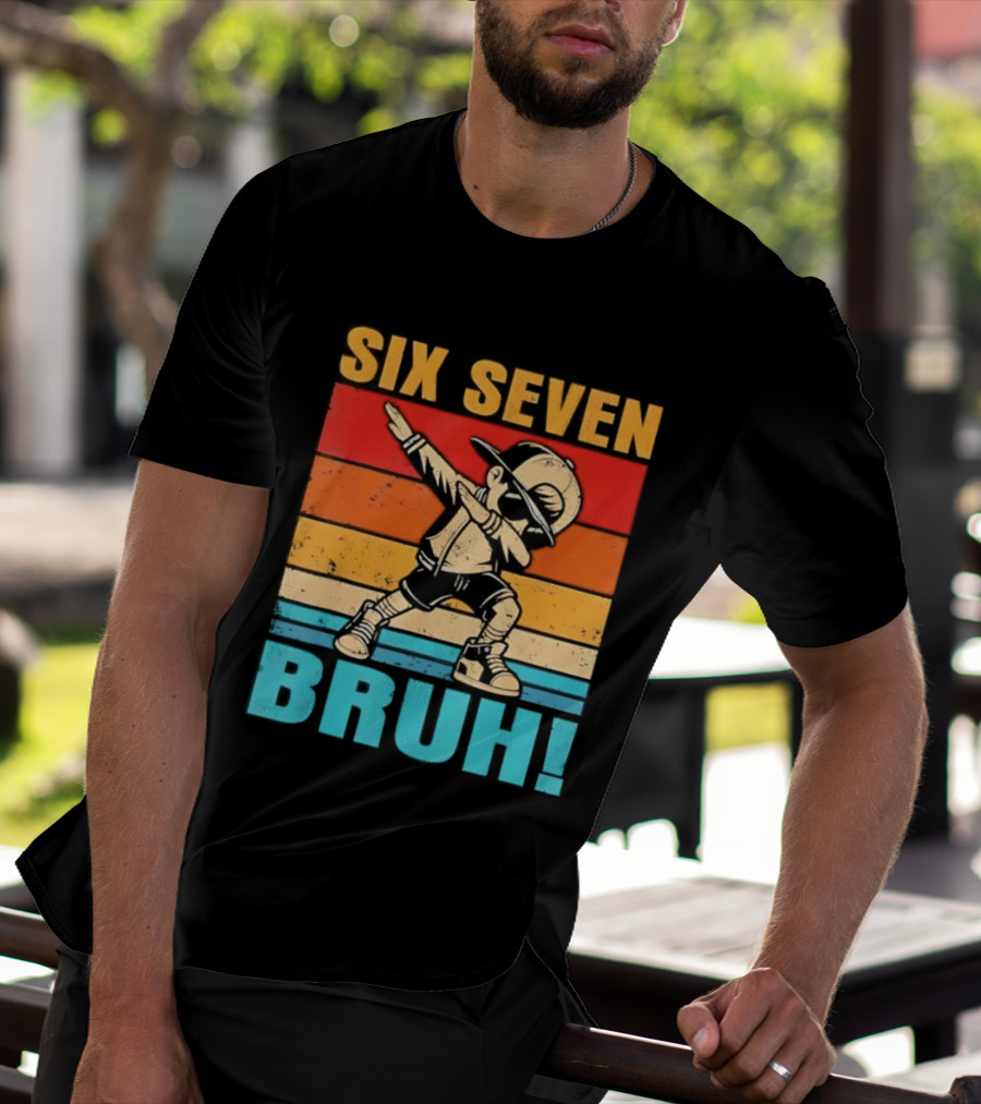 Six Seven Birthday Dab Bruh Kid T-Shirt