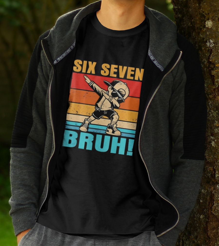 Six Seven Birthday Dab Bruh Kid T-Shirt
