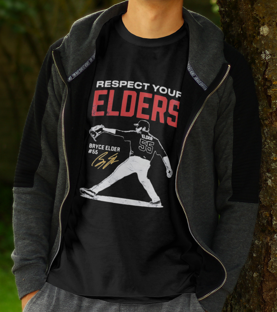 Respect Your Elders Bryce Elder #55 Atlanta T-Shirt