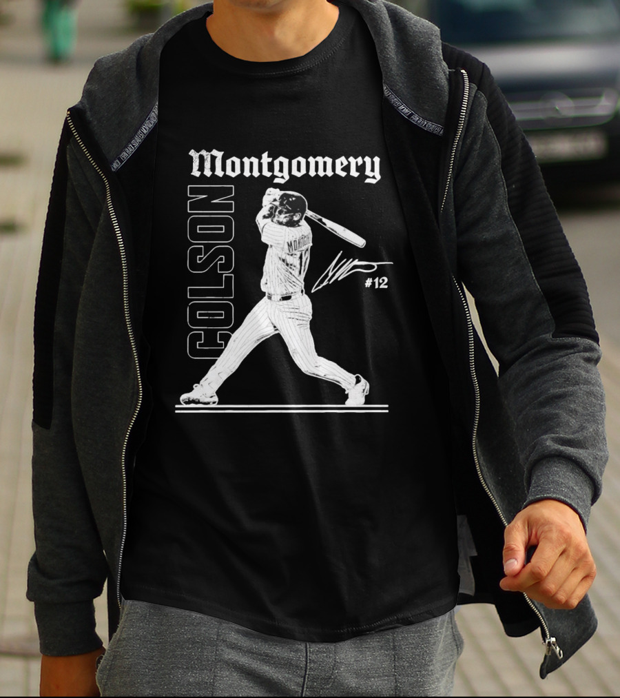 Montgomery Colson Baseball Chicago White Sox #12 T-Shirt