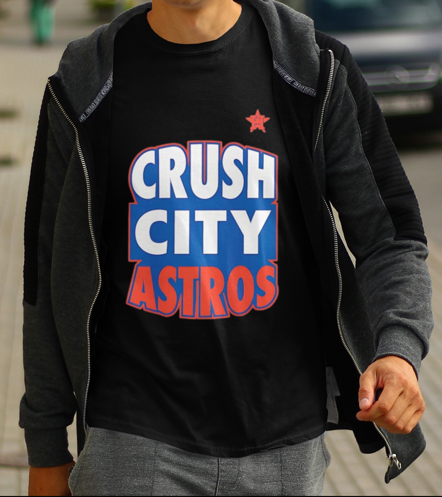 Houston Astros Crush City Astros Baseball Fan T-Shirt