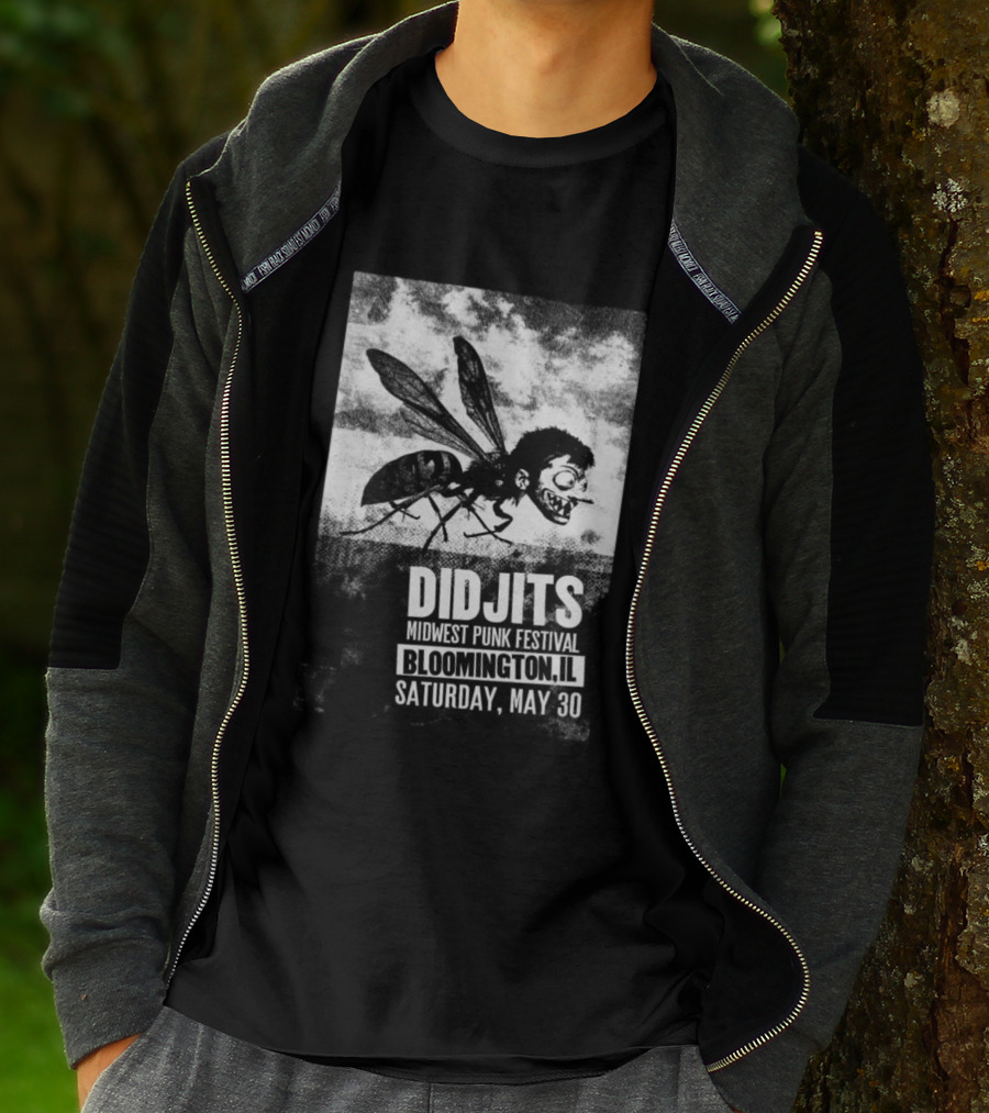 Didjits Midwest Punk Festival Bloomington IL Saturday May 30 T-Shirt