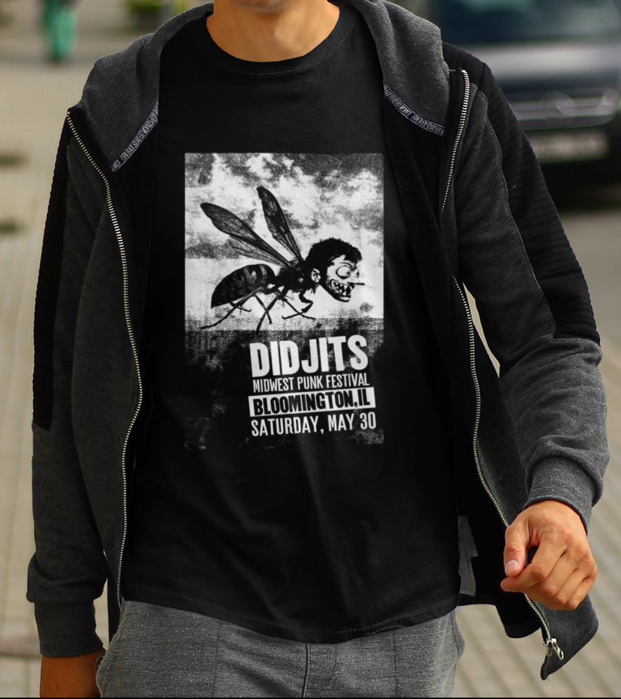 Didjits Midwest Punk Festival Bloomington IL Saturday May 30 T-Shirt