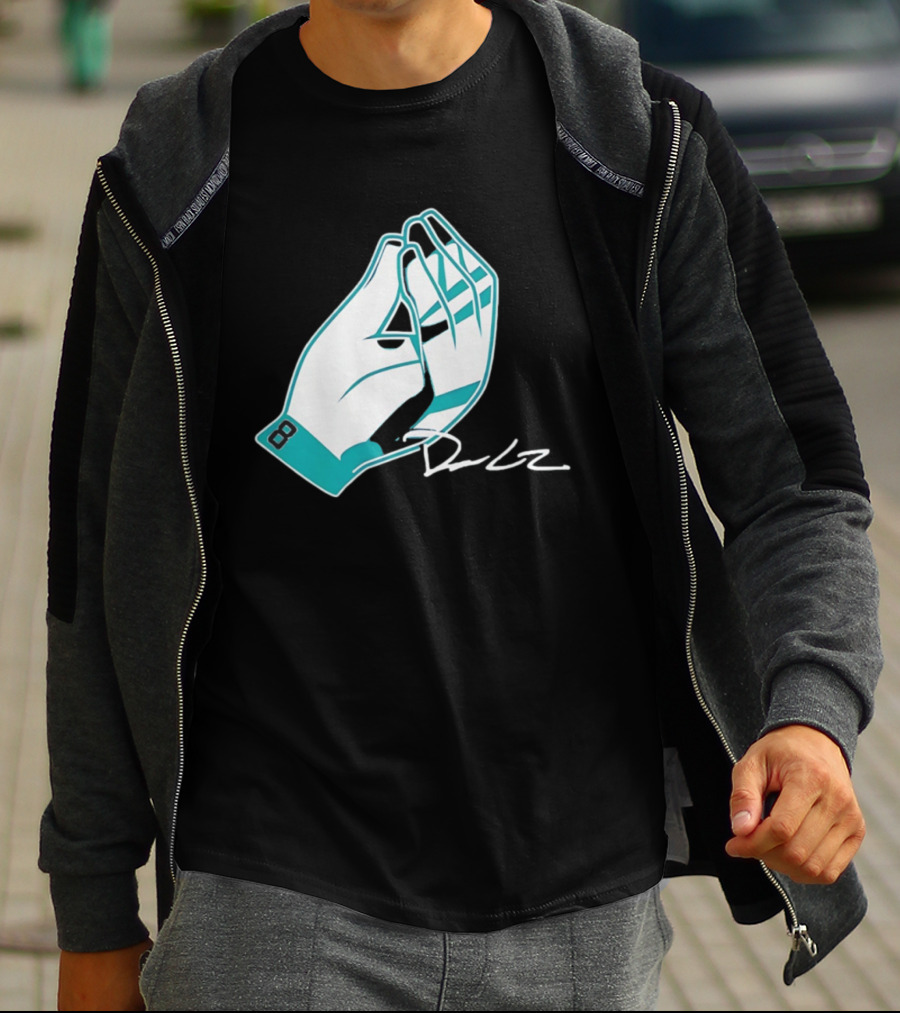 Dominic Canzone Seattle Mariners Che Vuoi Hand Gesture 8 Signature T-Shirt