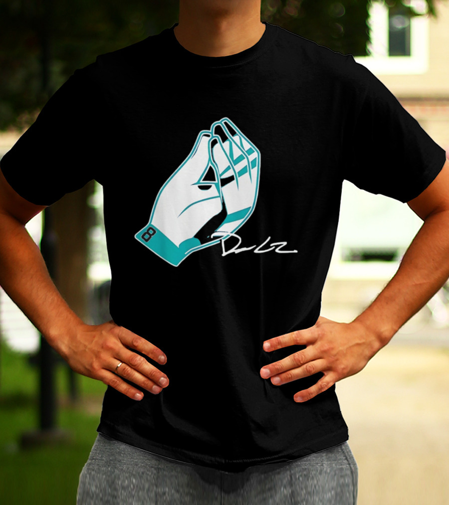 Dominic Canzone Seattle Mariners Che Vuoi Hand Gesture 8 Signature T-Shirt
