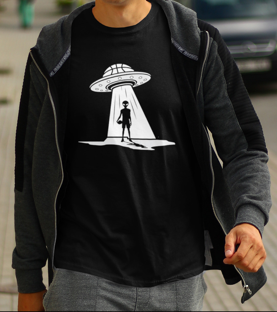 Victor Wembanyama Spurs UFO Alien Encounter T-Shirt
