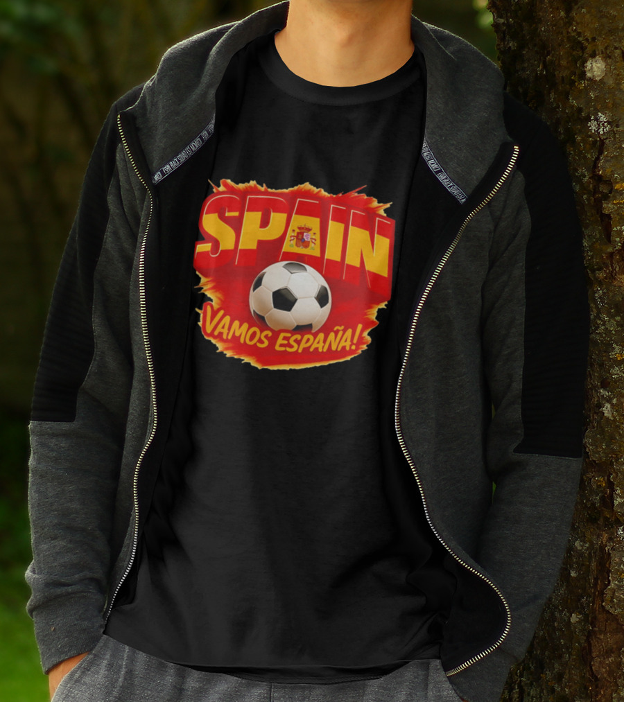 Spain Vamos España Soccer Ball T-Shirt