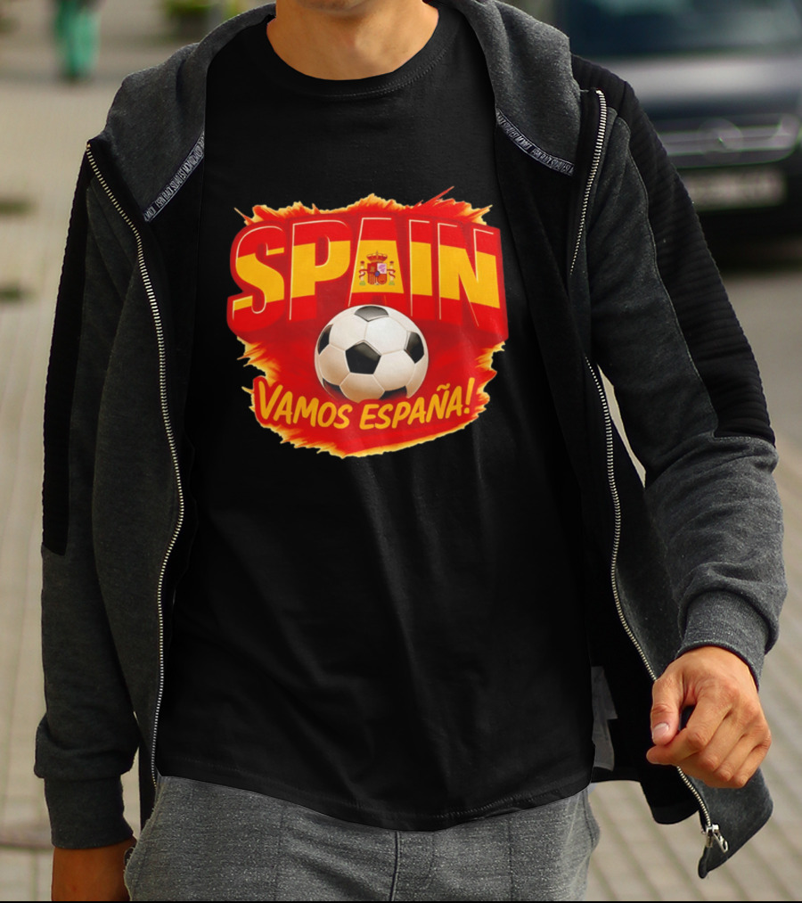 Spain Vamos España Soccer Ball T-Shirt