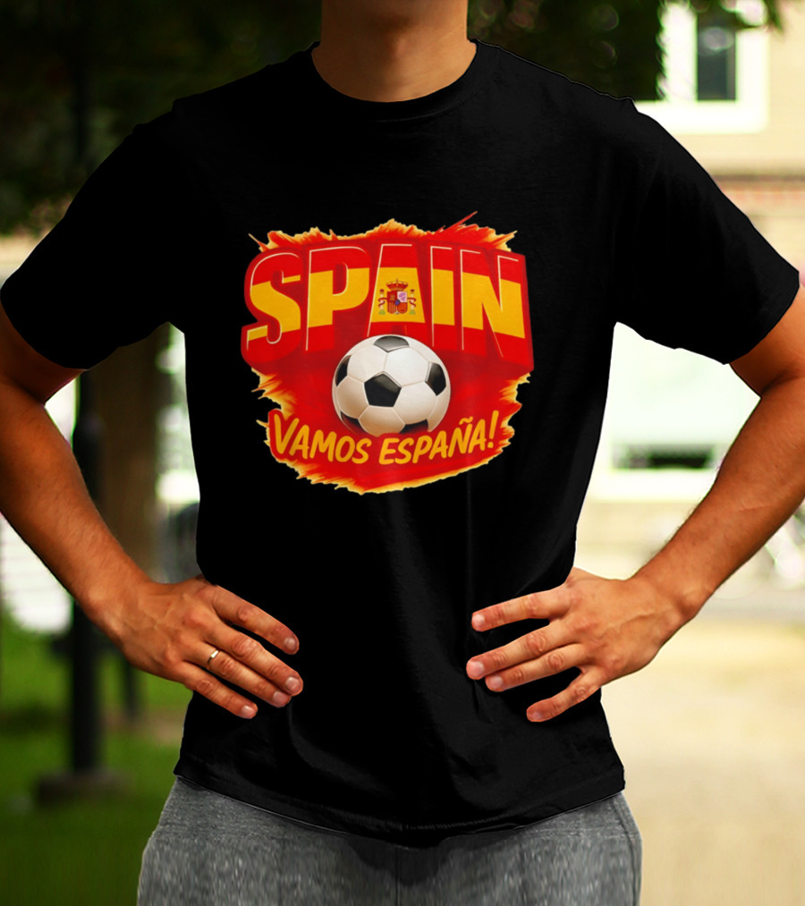 Spain Vamos España Soccer Ball T-Shirt