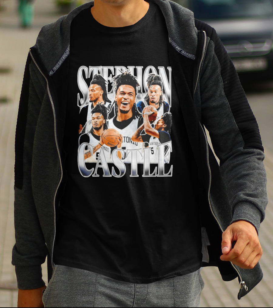 Stephon Castle San Antonio Spurs Basketball Wemby Game Day T-Shirt