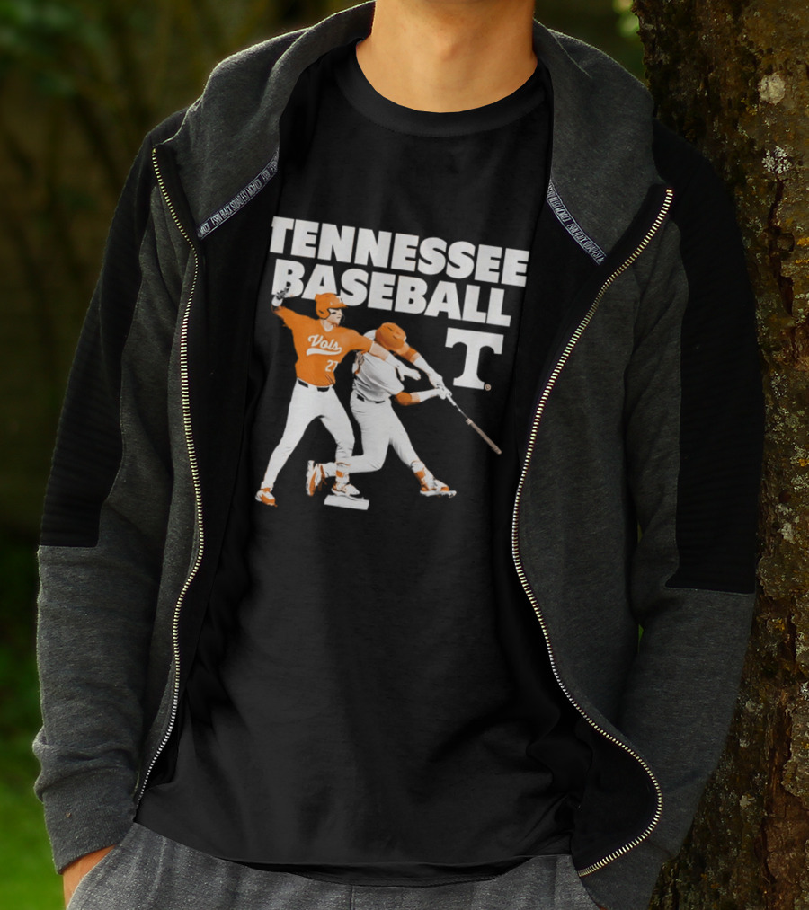 Tennessee Volunteers Baseball Vols Number 27 T-Shirt