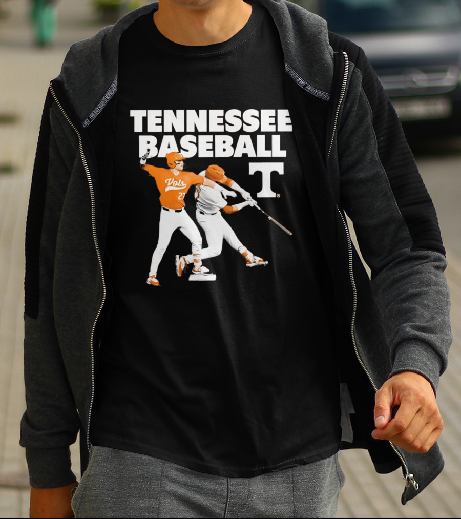 Tennessee Volunteers Baseball Vols Number 27 T-Shirt