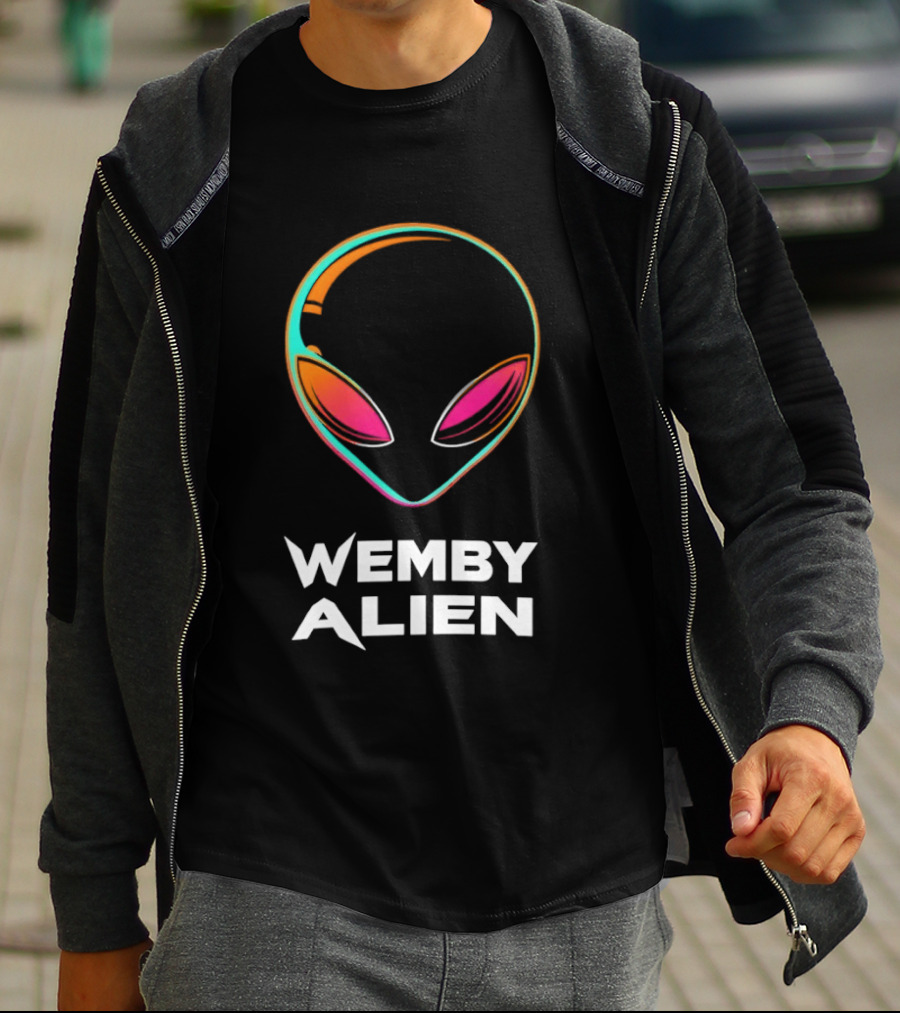Wemby Alien San Antonio Spurs Fiesta Extraterrestrial Edition T-Shirt