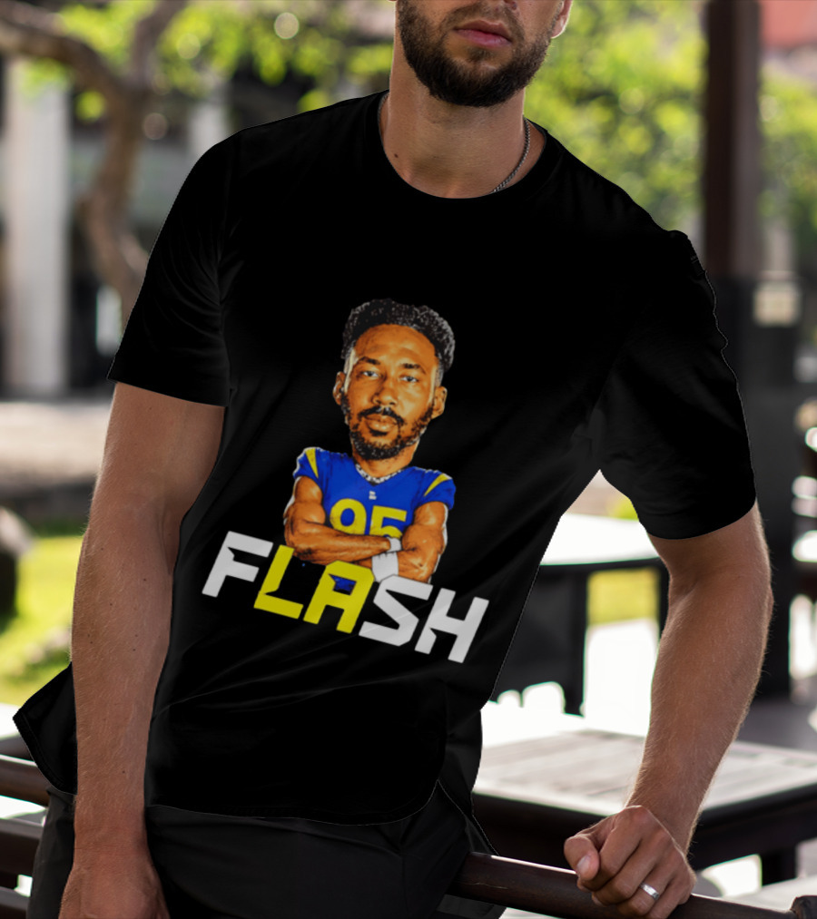 Los Angeles Rams Flash 95 Poona Ford T-Shirt