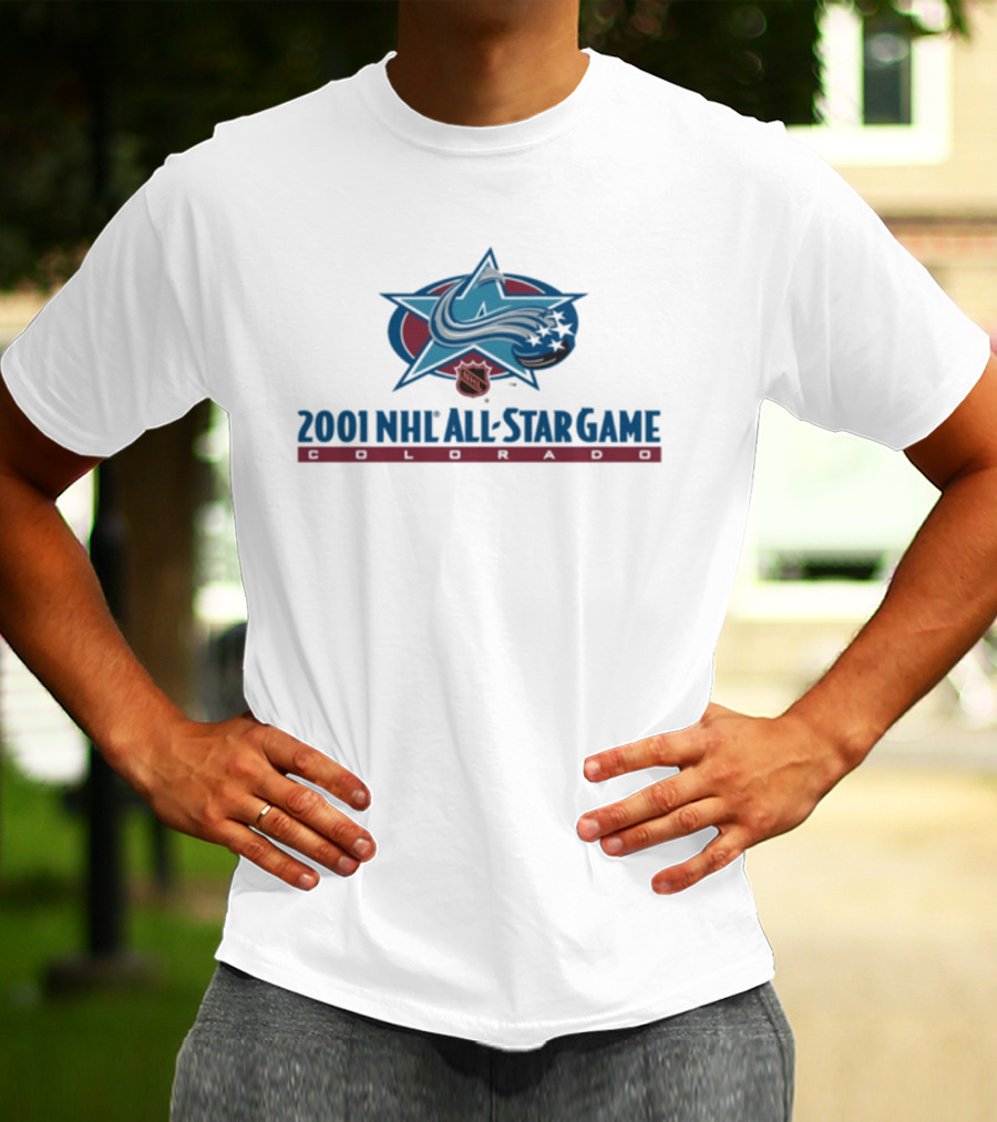 2001 NHL All Star Game Colorado Avalanche T-Shirt